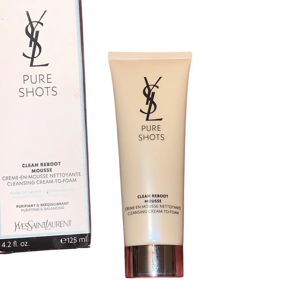 YSL Pure Shots Clean‎ Reboot Mousse Cleanser Yves Saint Laurent New